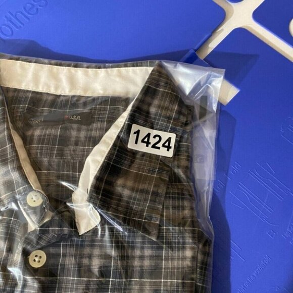 John Varvatos Shirt Mens XL Plaid Button Up Classiccore Casual Preppy Office - Picture 11 of 11